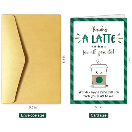 Funny Coffee Thank You Card for Boss - Pun Appreciation Card