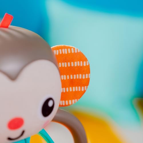 Bright Starts Grab & Giggle Monkey Musical Rattle Toy for Baby
