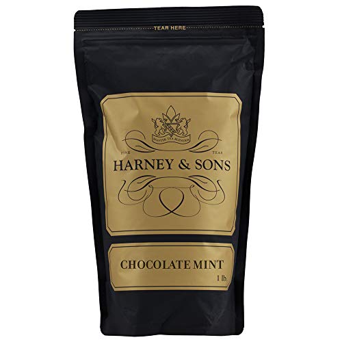 Harney & Sons Chocolate Mint Black Tea - 16 oz Loose Leaf Blend