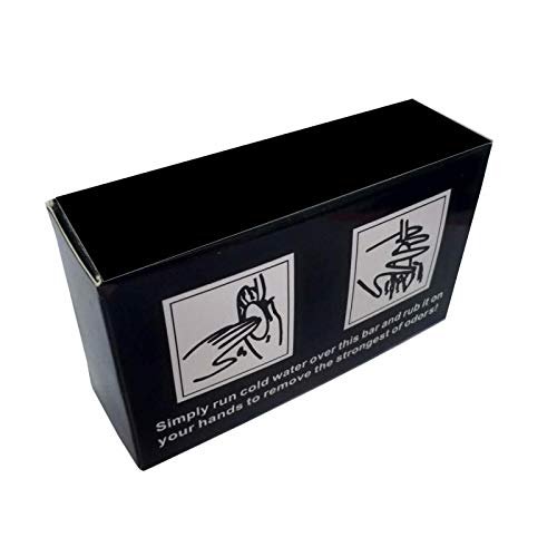 Stainless Steel Soap Odor Remover Bar with Holder for Hands