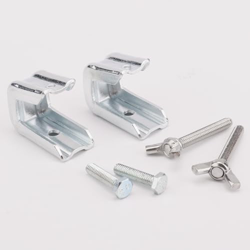 Stainless Steel Fireplace Damper Clamp - 2 Pack for Gas Logs