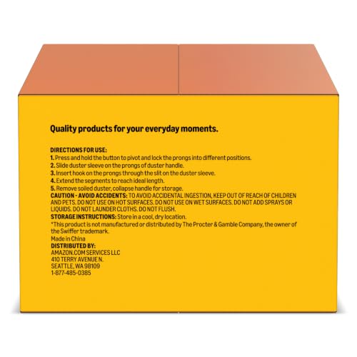 Amazon Basics 360° Duster Refill Pack - 11 Heavy Duty Microfiber Plumes