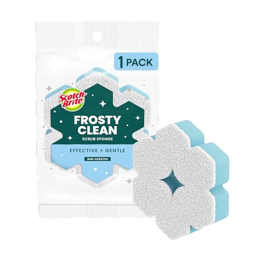 Scotch-Brite Snowflake Non-Scratch Scrub Sponge - 1 Pack