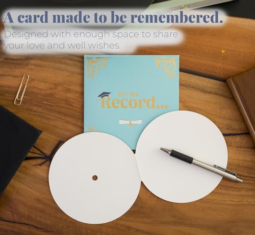 Vinyl Record Graduation Card for High School & College 2026