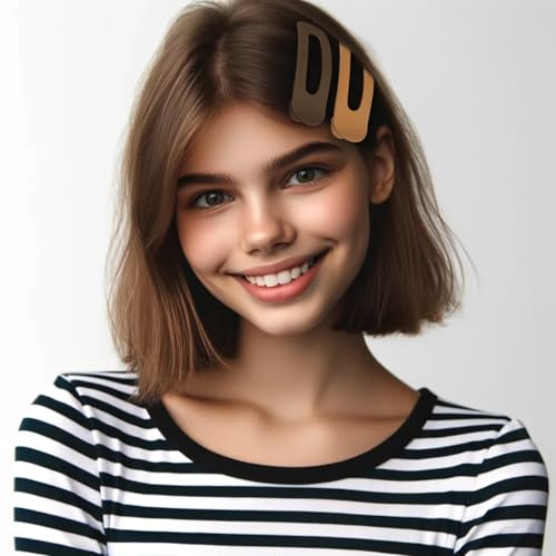 Jaasuee Large Flat Hair Claw Clips for Thick and Thin Hair - 4 Pack