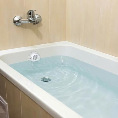 Bremorou Universal Silicone Bathtub Overflow Drain Cover, 2 Pack