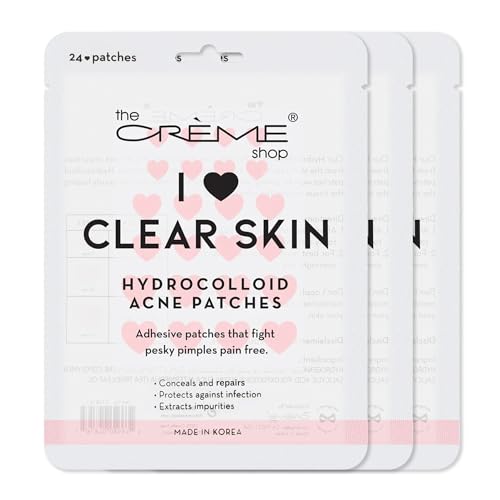 The Crème Shop I Heart Clear Skin Hydrocolloid Acne Patches 72 Count