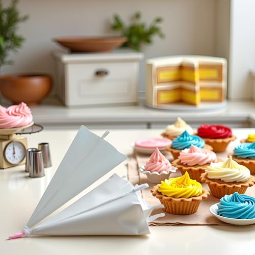 Juroicessry 12-Inch Reusable Silicone Pastry Piping Bag for Cake Decorating