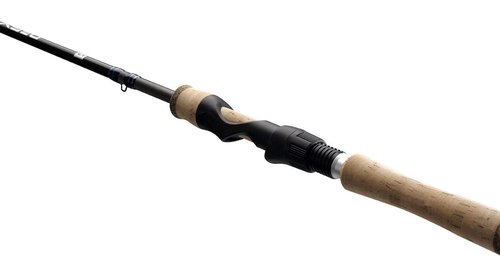 13 FISHING - Defy Silver - 6'6" UL Spinning Rod - 2pc - DEFSS66UL-2, Black