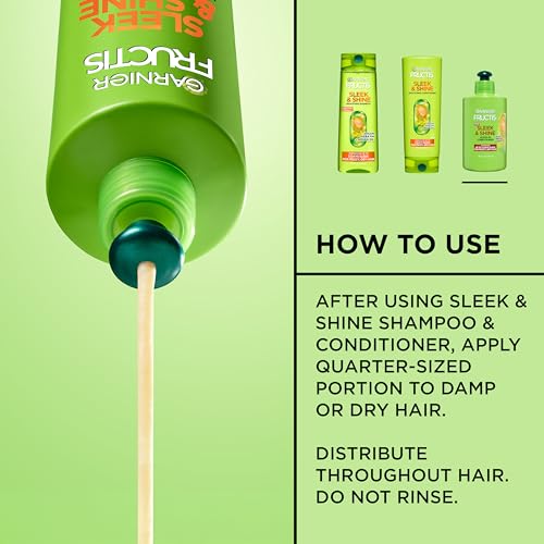 Garnier Fructis Sleek & Shine Leave-In Conditioner Cream 10.2 Fl Oz