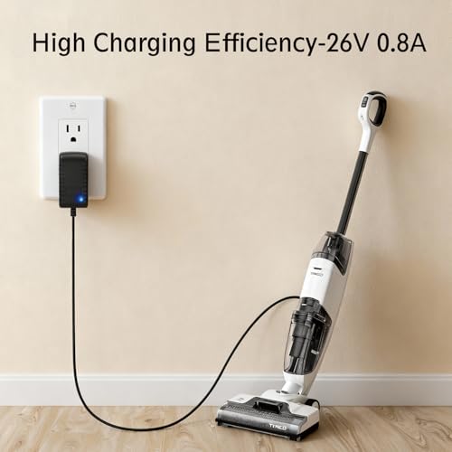26V Tineco Vacuum Charger Replacement Power Adapter for iFLOOR, FLOOR ONE S3 & A10 A11 Models