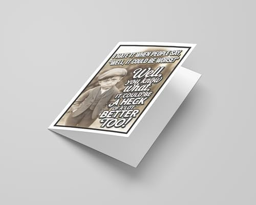Katie Doodle Funny Get Well Card - Sarcastic Thinking of You Greeting Card