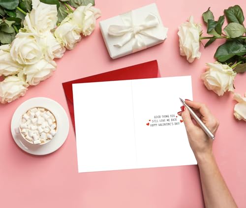 Funny Valentine's Day Card for Him - Naughty Gift for Husband, Boyfriend