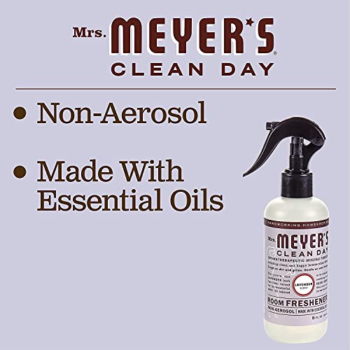 Mrs. Meyer’s Lavender Room Freshener - 8 Fl Oz, Pack of 2 | Natural Home Fragrance