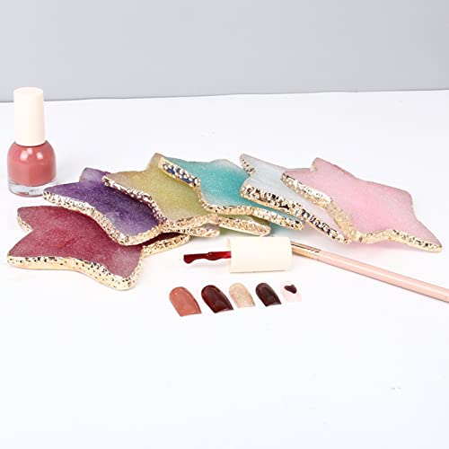 Resin Nail Art Palette for Polish Mixing and Nail Display