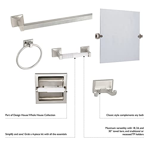 Design House Millbridge Double Robe Hook - Polished Chrome