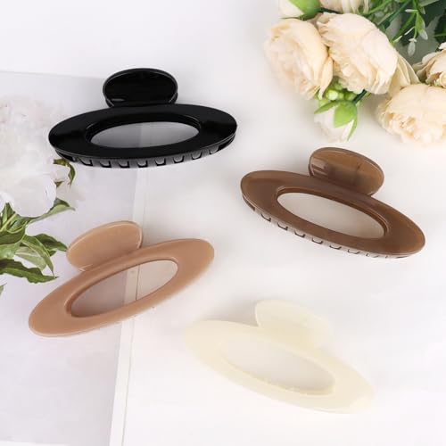Ondder Large Claw Clips for Thick Hair 4.8 Inch Non-Slip Matte Acrylic Hair Clips