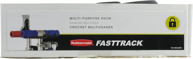Rubbermaid FastTrack Multi-Purpose Garage Storage Hook, 50 lb Capacity