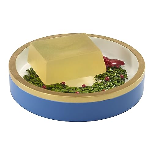 Christmas Resin Soap Dish - Holiday Nutcracker Decor for Bathroom & Kitchen - Variation of Soap Dish