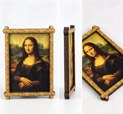 Mona Lisa Decorative Art Magnet – Strong Magnetic Hold for Home & Office