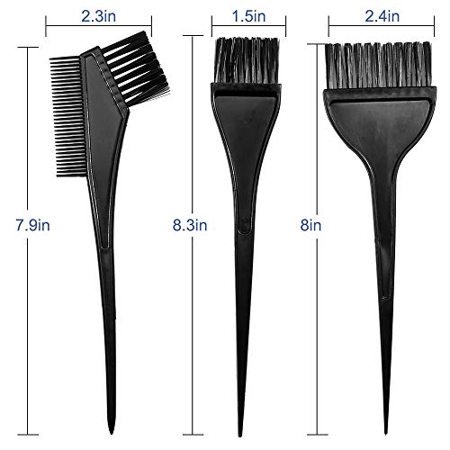 MOONMINI Hair Dye Brush and Bowl Set - Professional Tint Mixing Kit
