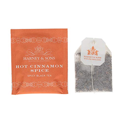 Harney & Sons Hot Cinnamon Spice Tea - 50 Count (Pack of 2)