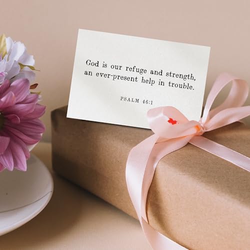 Bible Verse Cards - 60 Mini Scripture Cards, Pearl 01 Minimalist Collection