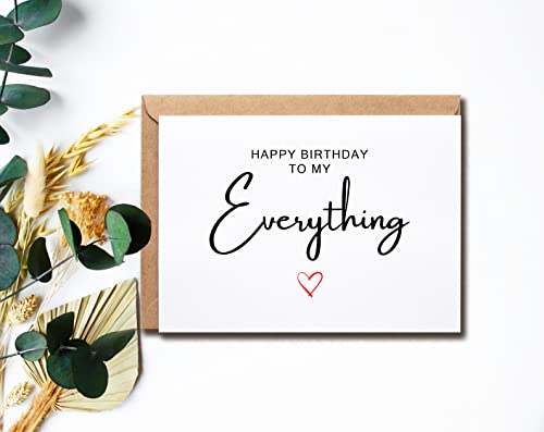 Funny Birthday Card for Boyfriend or Girlfriend - 5x7 Inches