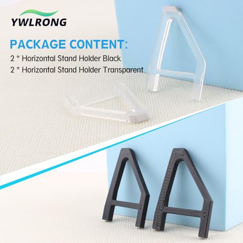 PS5 Slim Stand Console Bracket Holder - Transparent & Black