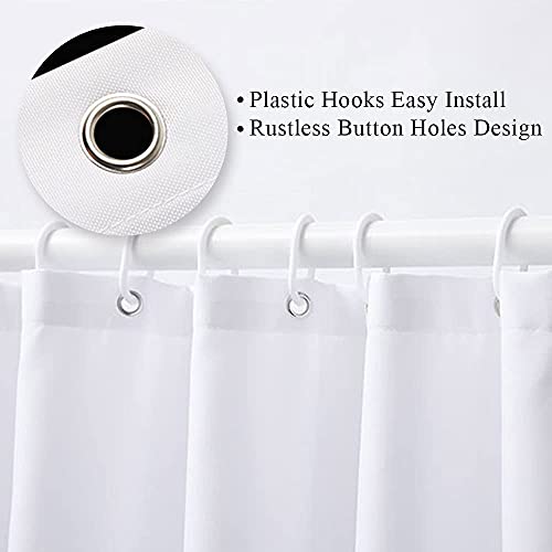 Orange Fruit Shower Curtain 72x72 in with 12 Hooks - Cute Citrus Design