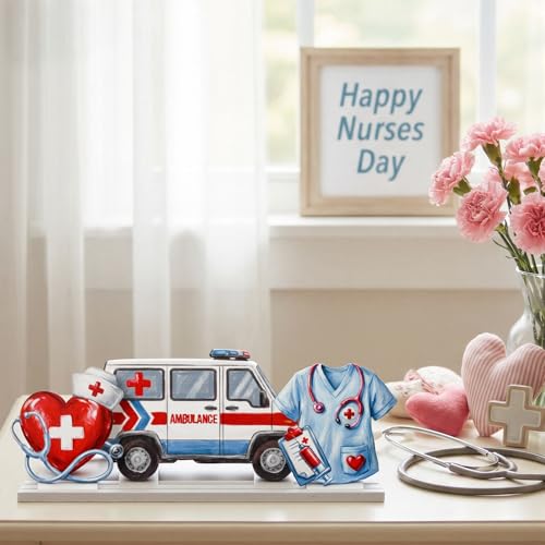 Nurse Appreciation Wooden Tabletop Sign for Decor