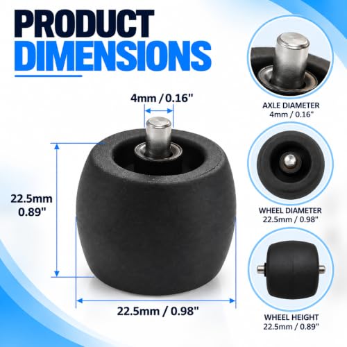 Replacement Front Wheel for Shark Robot Vacuum RV700 & RV750 Series