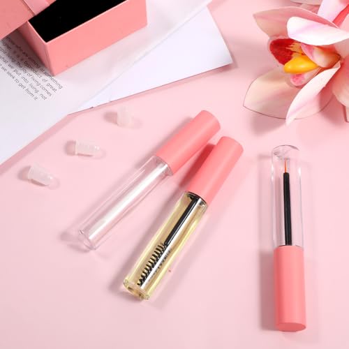 Psyqtsuary 3-Piece DIY Cosmetic Tube Set with Wands and Leak Stoppers