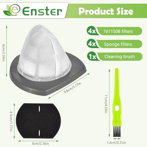 Ecnaka 4-Pack Replacement Filter for Bissell Featherweight 2033 Series