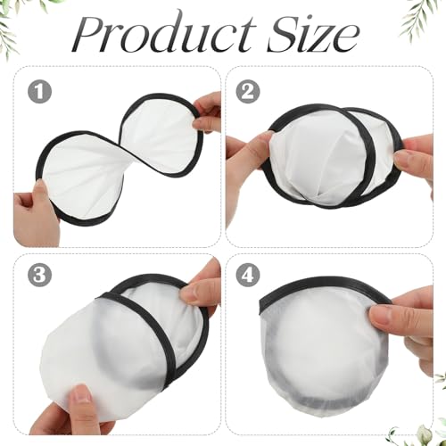 Gejoy Foldable Handheld Fan - 9.8" Cooling Disc with Storage Bag