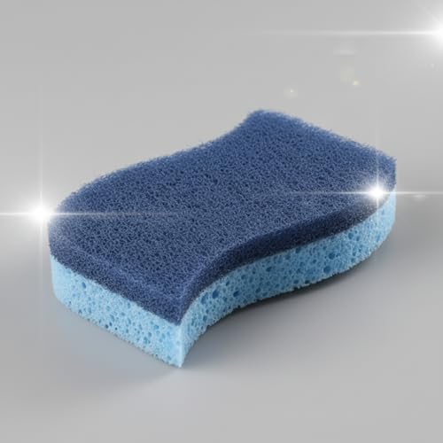Non-Scratch Kitchen Sponge for Dishes - Multi-Surface Cleaning