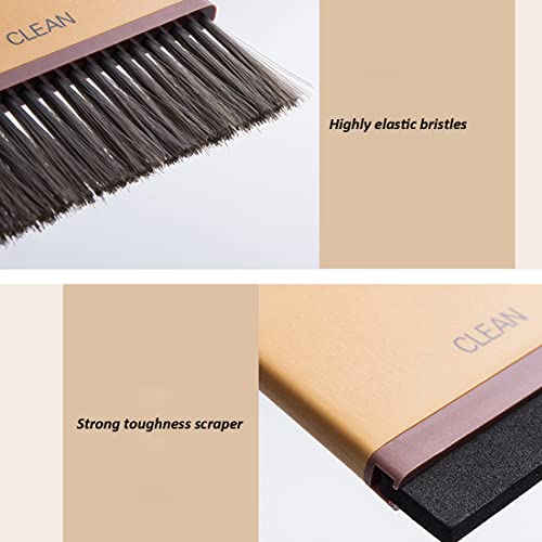 Gray Mini Hand Broom and Dustpan Set - 3 in 1 Cleaning Tool