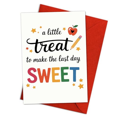 Last Day of School Thank You Card for Students & Teachers