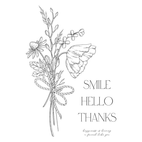 Spellbinders BP-104 A Friend Like You Bouquet Press Plate from The Pressed Posies Collection