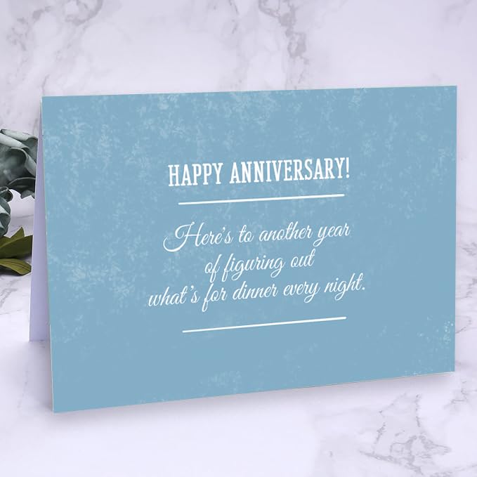 Funny Anniversary Card for Couples - Humorous & Heartfelt