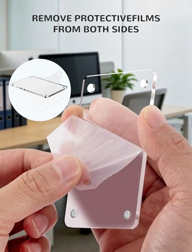 16 Pack Acrylic Magnetic Picture Frames for Fridge - Dual-Sided