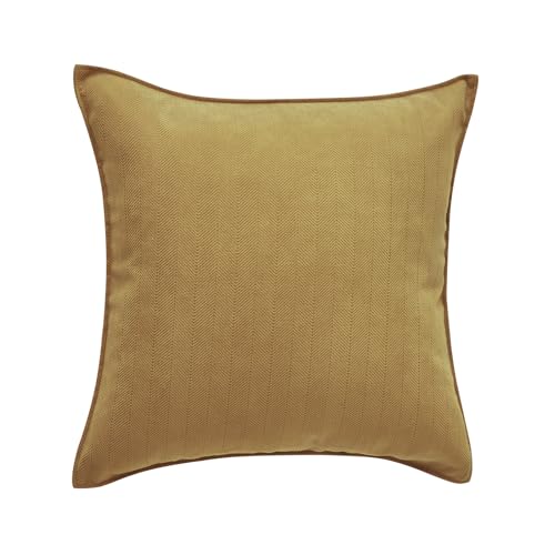 Light Green Chenille Throw Pillow Covers 18x18 Set of 2 for Home Decor