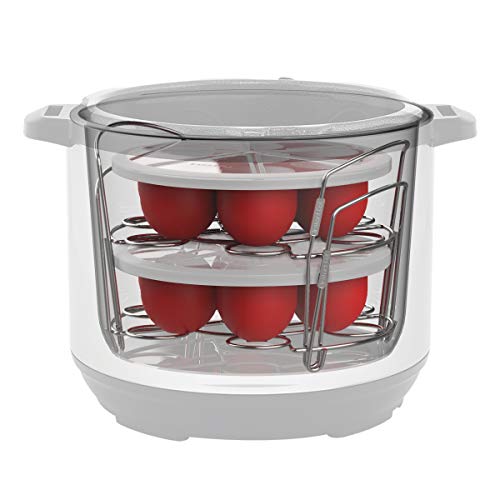 Instant Pot Silicone Egg Bites Pan with Lid - Non-Stick, BPA-Free