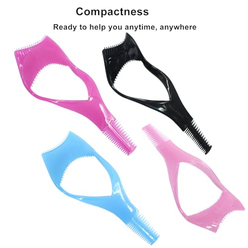 8-Piece 3-in-1 Mascara Shield Guard and Eyelash Applicator Tool