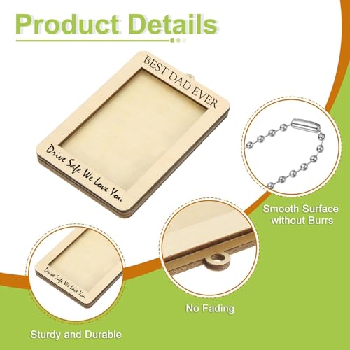Personalized Wooden Car Photo Frame - Drive Safe We Love You