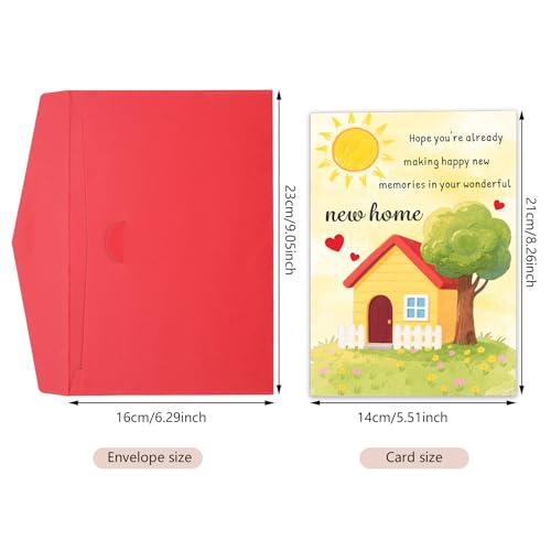 Thoughtful New Home Card with Envelope - Housewarming Gift