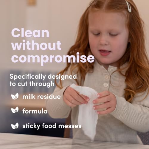 Dapple Baby All Purpose Wipes - Plant Powered Lavender, 75 Count Canister + 30 Count