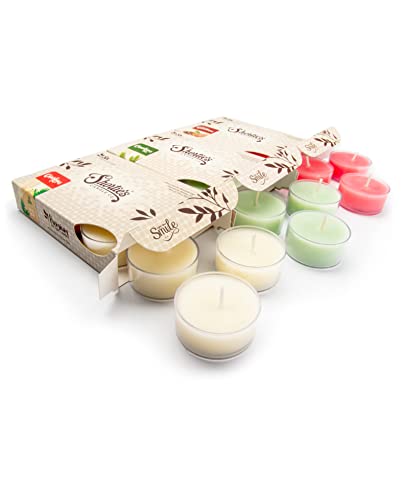 Christmas Tealights - Dickens' Premium Scented Candle Variety Pack - 18 Holiday Candles