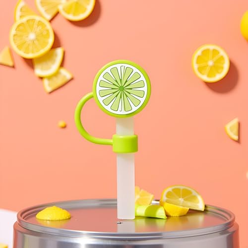 Green Lemon Silicone Straw Cover for Stanley 40 & 30 Oz Tumbler