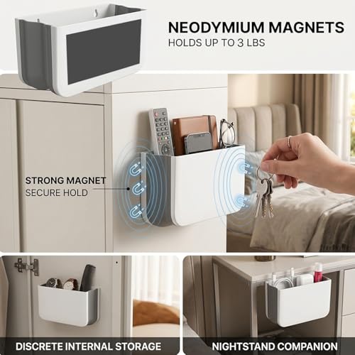 Magnetic Toothbrush Holder for Cruise Ship Cabin Walls - Foldable Organizer